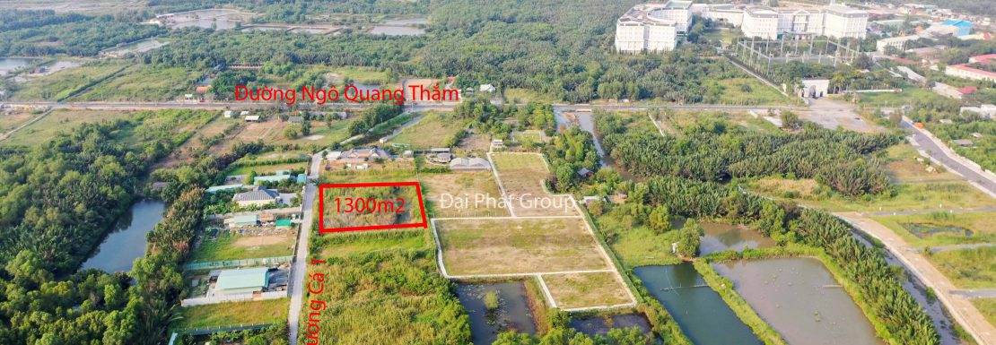 1300m2 đất mặt tiền đường xương cá 1 – Long Thới – Nhà Bè