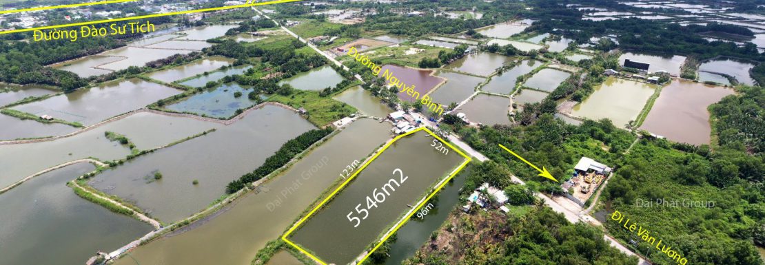 5546m2 mặt tiền đường Nguyễn Bình – Nhơn Đức – Nhà Bè.