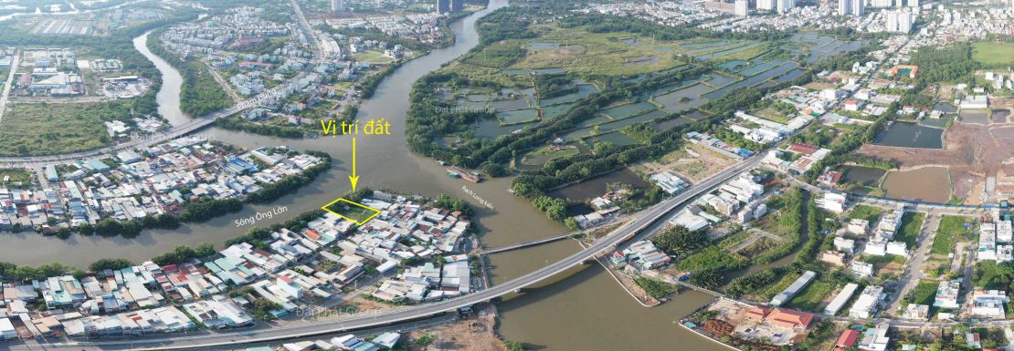 1221m2 đất thổ cư giáp sông, Phước Lộc, Nhà Bè