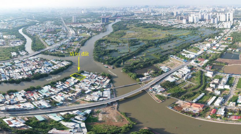 1221m2 đất thổ cư giáp sông, Phước Lộc, Nhà Bè